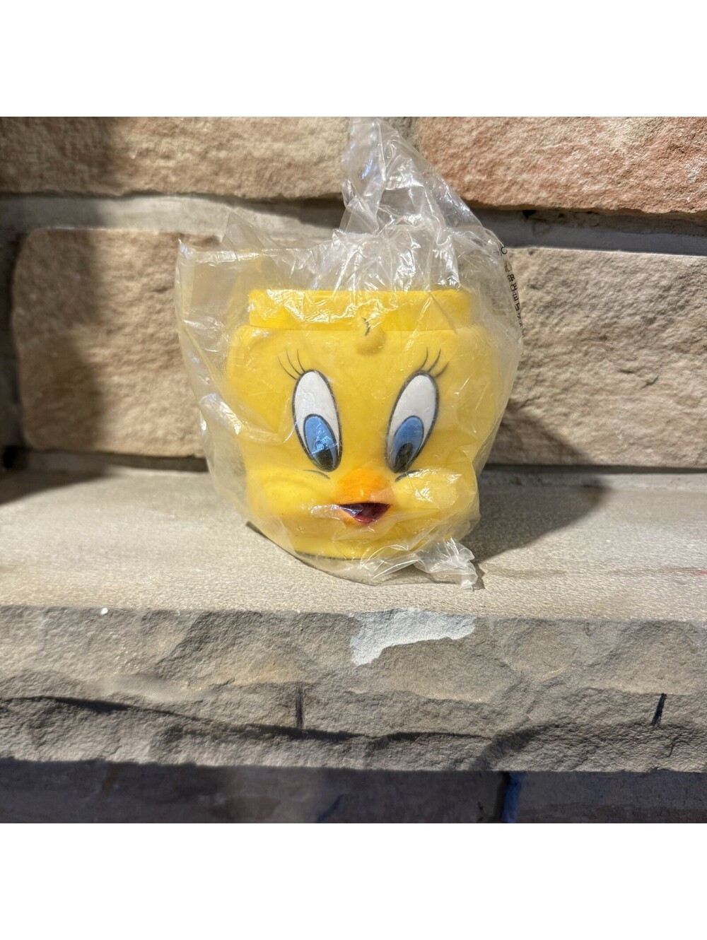 Vintage 1992 Tweety Bird Mug Plastic Cup Looney Tunes KFC Promo NIP New Sealed